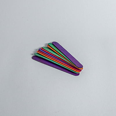 Wooden Popstick Multi 150mm