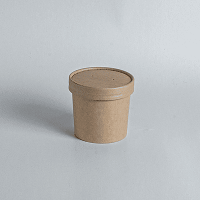 Kraft Soup Cup 12Oz+ Lid