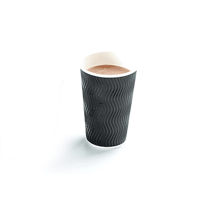16Oz R/Wall Paper Cup Black