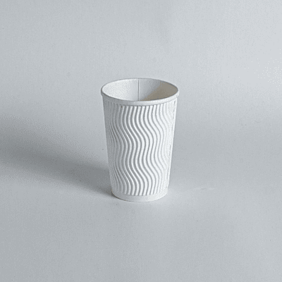 16Oz R/Wall Paper Cup White