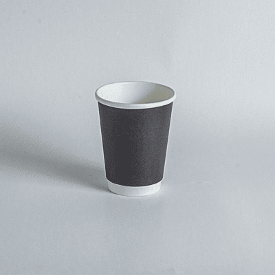 16Oz D/Wall Paper Cup Black
