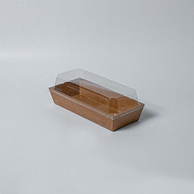 Kraft Paper Ramekin + Raised Lid(19.5X9X6.5)cm