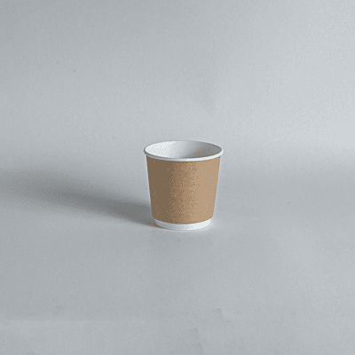 4Oz Kraft Double Wall Cup
