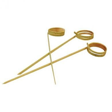 Bamboo Looper Skewers 12cm 100pcs