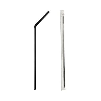 Flexible Black Straw Sachet-1Pcs Pack