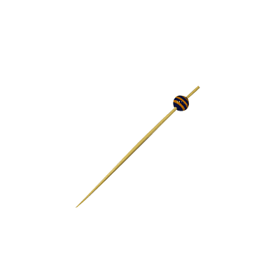 Blue & Gold Bead Cocktail Stick 10cm SHF-345