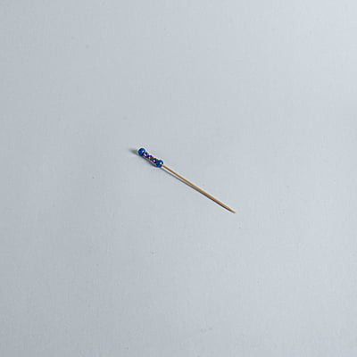Blue braided Cocktail Stick 12cm SHF-342