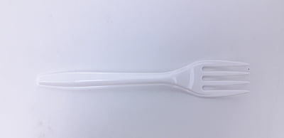 Plastic Fork 5 White