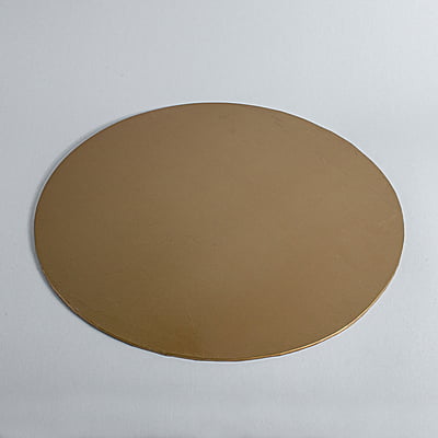 Cake Board Round 12' Gold