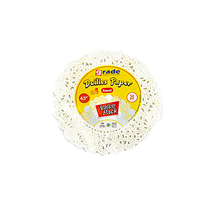 Doily Paper Round 9.5 inch 25s Pack