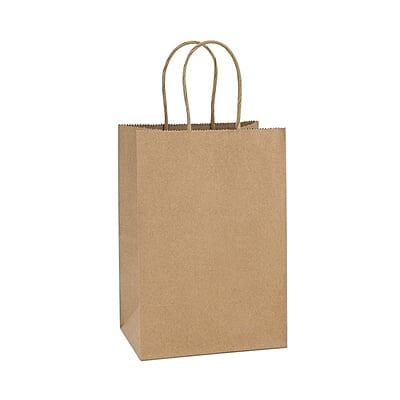 Kraft Paper Bag with Rope Handle XL 34x33x16cm