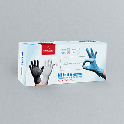 Nitrile Powder Free Gloves Large Blue-FSH