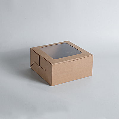 SH Kraft 4 Cup Cake Box (156 x 150 x 75mm)