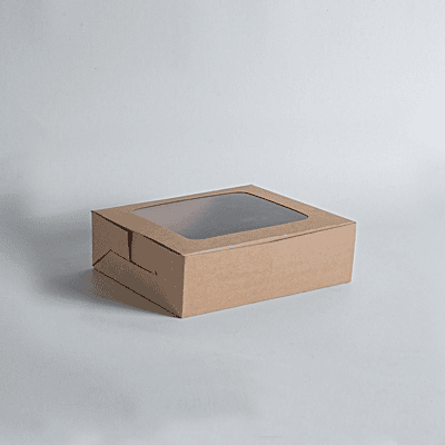 SH Kraft 6 Cup Cake Box (180 x 165 x 80mm)