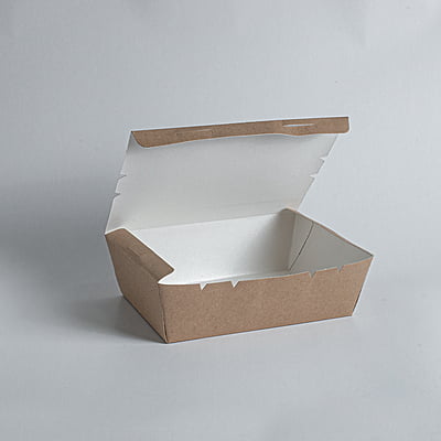 SH Kraft Box Plain 1600ml (195x140x65)mm