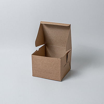 SH Kraft Cake Box (110x110x90)mm (SHA015)
