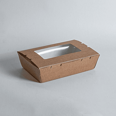 SH Kraft Box Window 1600ml (195x140x65)mm