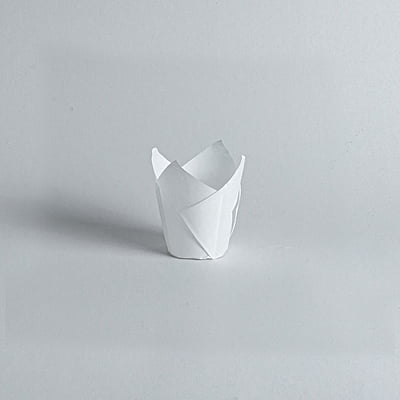 Tulip Cake Cup 15x15cm - White