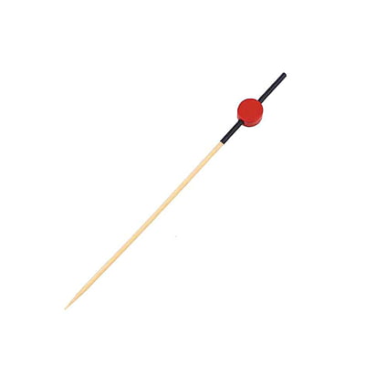 Red & Black Circle Cocktail Stick 12cm