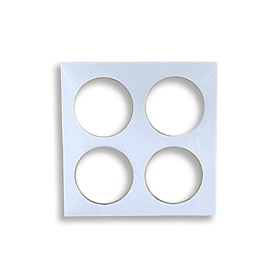 SH White 4 Cup Cake Holder