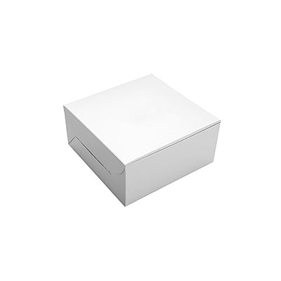 Cake Box White 10x10x4'