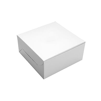 Cake Box White 14x14x4'