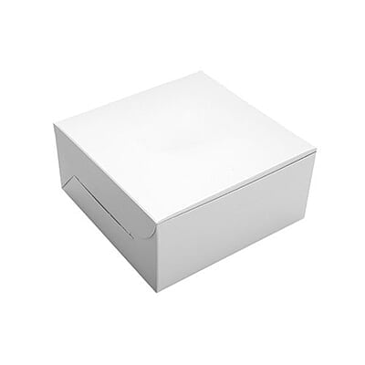 Cake Box White 16x16x4'