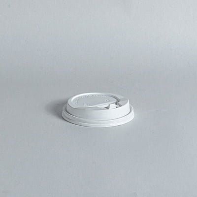 White Lid for 12/16Oz Paper Cup-FSH