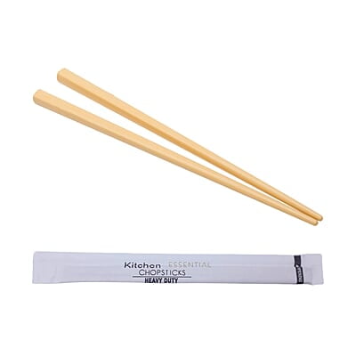 Wooden Chopstick 20cm in Pouch-FSH