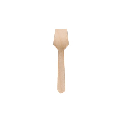 Wooden Dessert Spoon 95mm