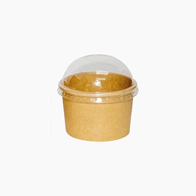 150ml Kraft Dessert Cup + Dome Lid